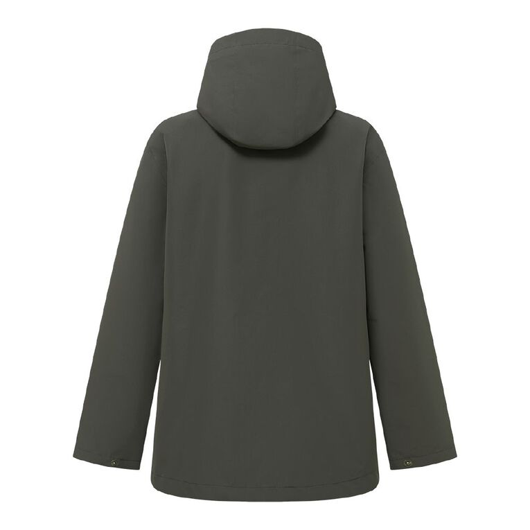 Active Intent Women's Raincoat, Grey Dark, hi-res