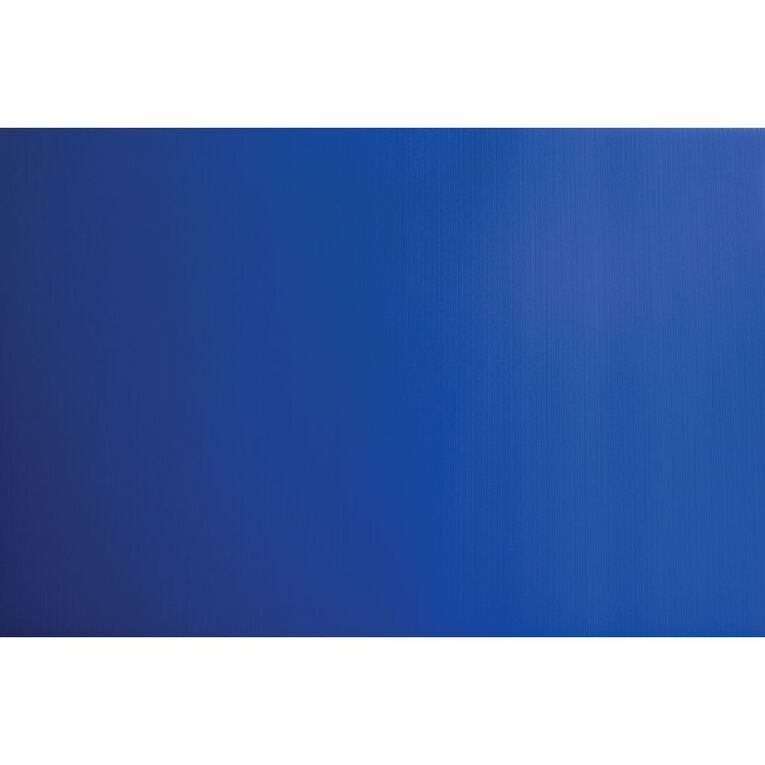 Plasti-Flute Sheet 600mm x 900mm Blue Mid, , hi-res