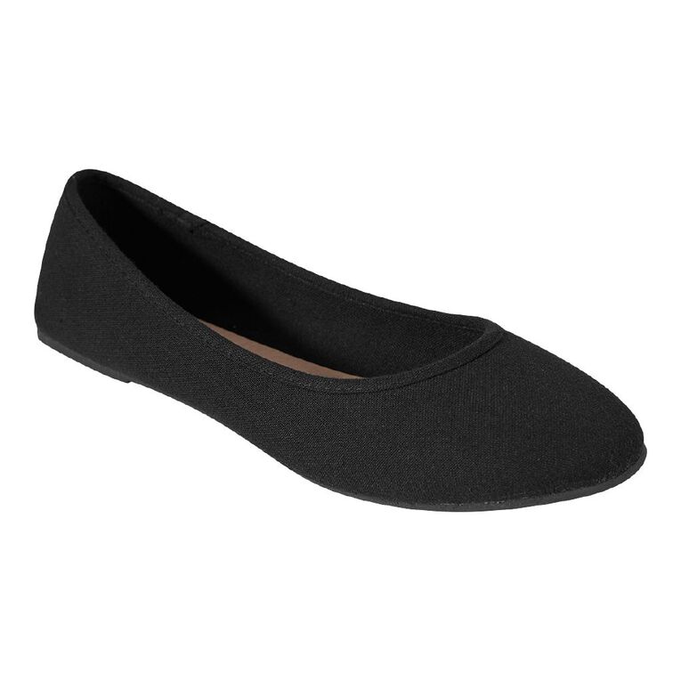 H&H Women's Dorsee Ballet Shoes, Black, hi-res