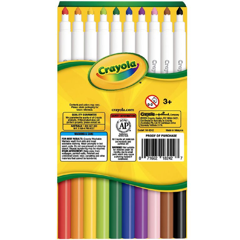 Crayola 40 Pack Supertips Washable Marker Deskpack, , hi-res