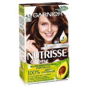 Garnier Nutrisse Permanent Creme Dark Golden Brown Cappuccino 4.3