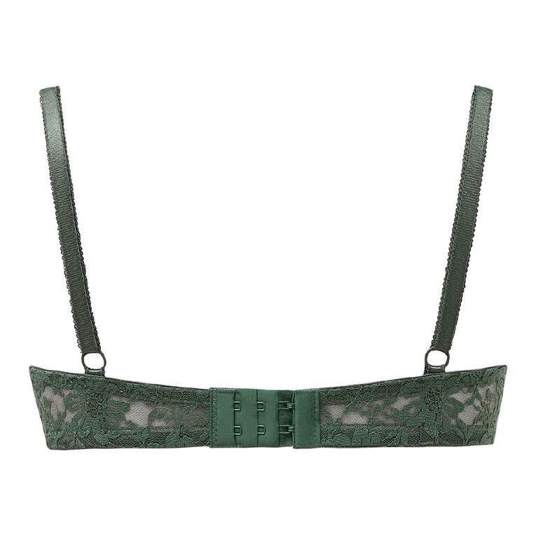 H&H Women's Poppy Contour Bra, Green Dark, hi-res