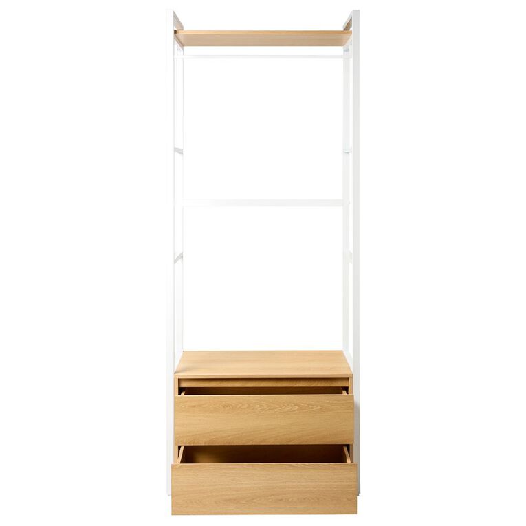 Living & Co Ava Modular Wardrobe with Drawers, , hi-res