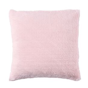 Living & Co Cushion Faux Fur Bunny Pink 43cm x 43cm
