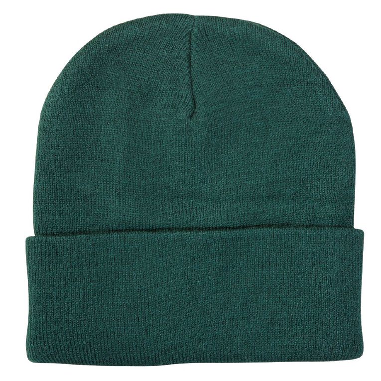 Schooltex Adults' Beanie, Bottle Green, hi-res