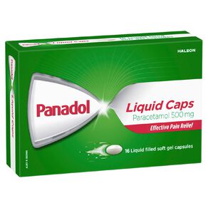 Panadol Liquid Caplets 16 Pack