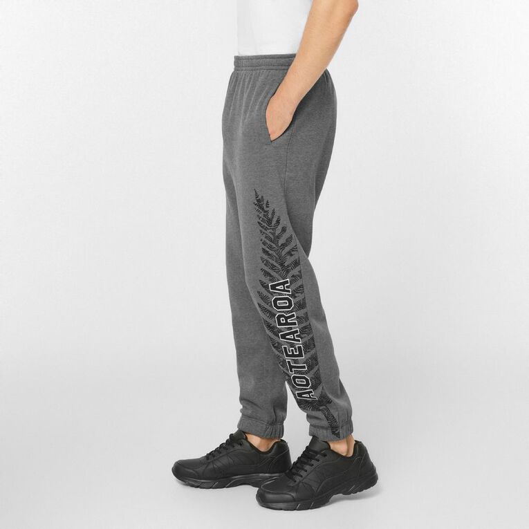 Active Intent Supporter Trackpants, Charcoal/Marle, hi-res