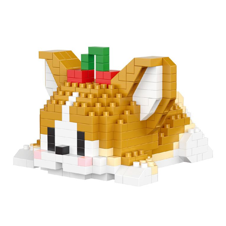 Play Studio Mini Blocks Dog Brown Mid, , hi-res