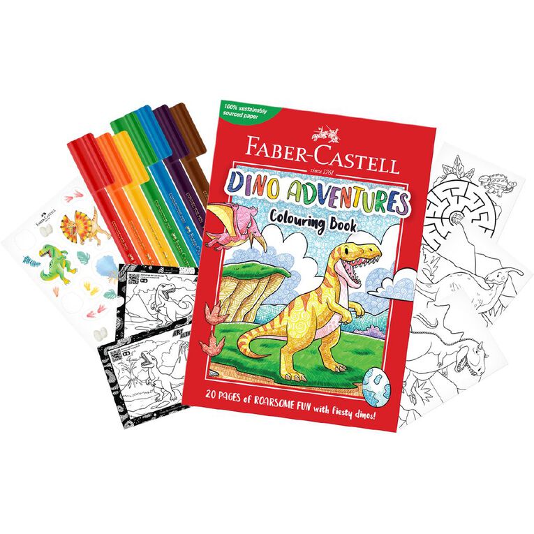 Faber-Castell Colouring Pack Dino, , hi-res