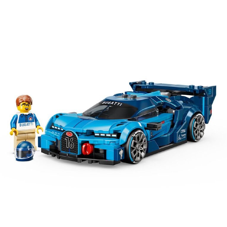 LEGO Speed Champions Bugatti Vision GT Hyper Sports Car 77253, , hi-res