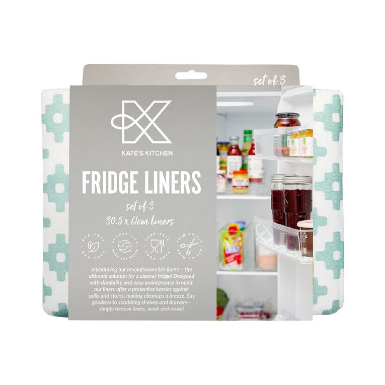 Kate's Kitchen Kate's Fridge Bin Liners 3 Pieces, , hi-res