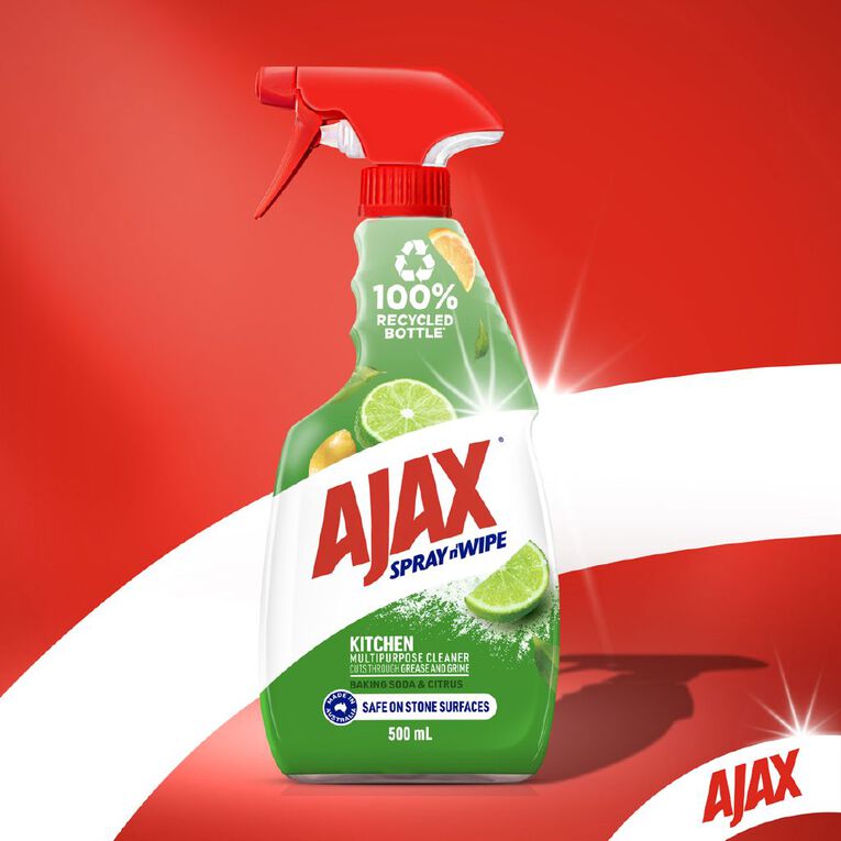 Ajax Spray N Wipe Kitchen Multi Purpose Trigger 500ml, , hi-res