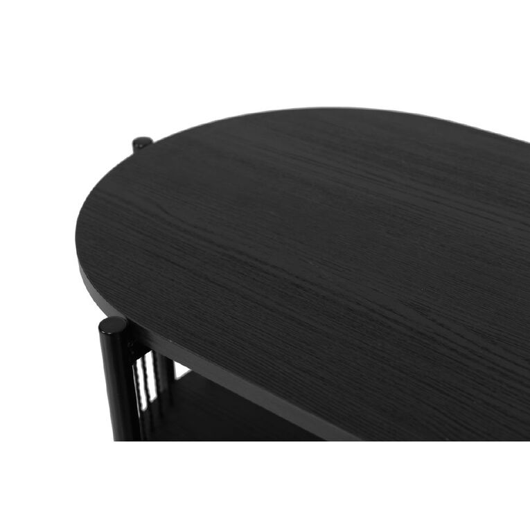 Living & Co Ezra Rope Entertainment Unit Black, , hi-res