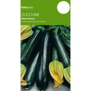 Kiwi Garden Zucchini Black Beauty Seeds