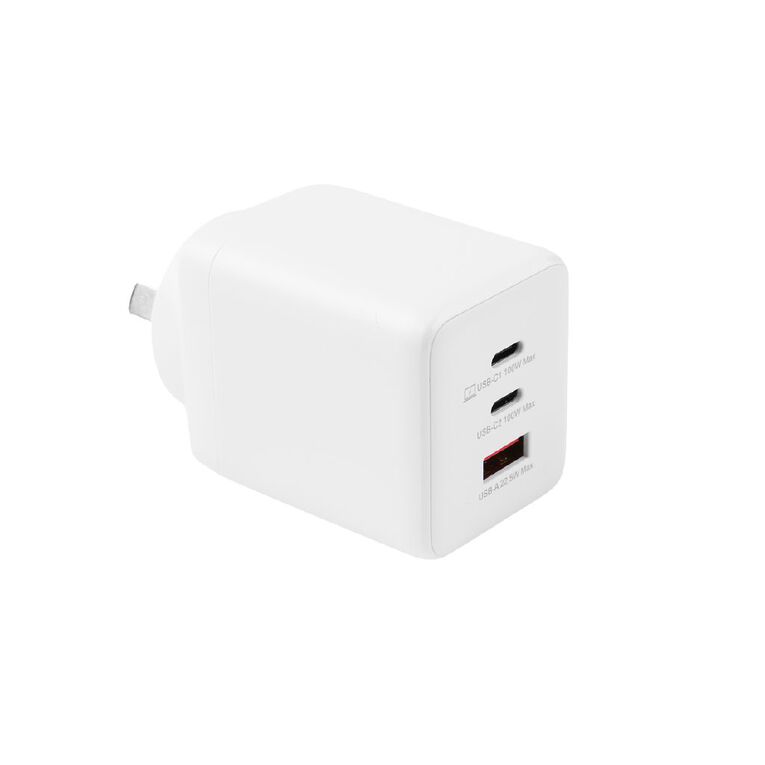 Tech.Inc 100W Gan 3 Port USB with Charger, , hi-res