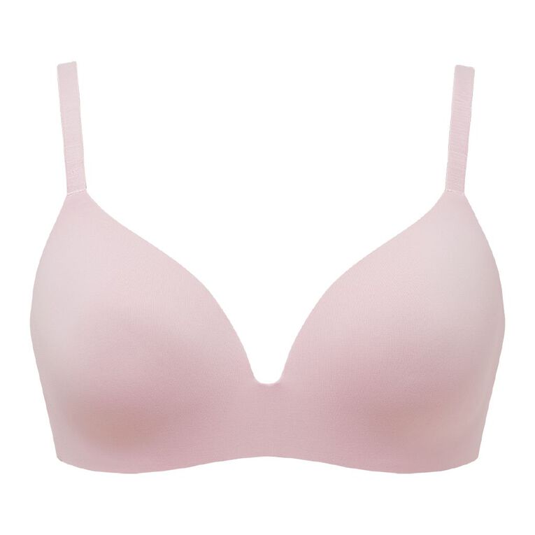 H&H Women's Smooth Comfort Wirefree Bra, Pink Light, hi-res