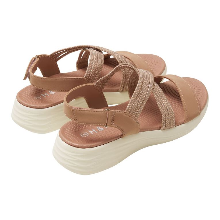 H&H Women's Sporty Sole Sandals, Pink, hi-res