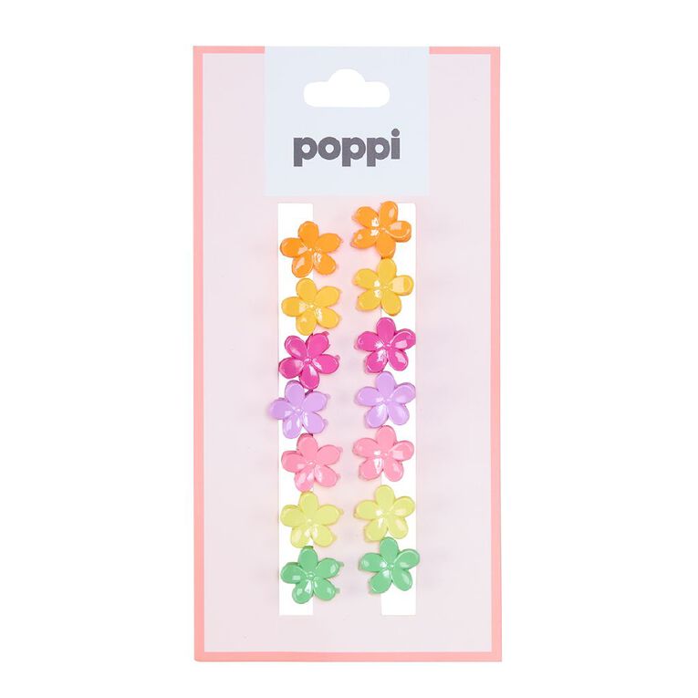Poppi Mini Flower Clips 14 Pack, , hi-res