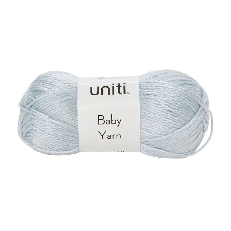 Uniti 4-ply Baby Acrylic Yarn Blue Mid 50g, , hi-res