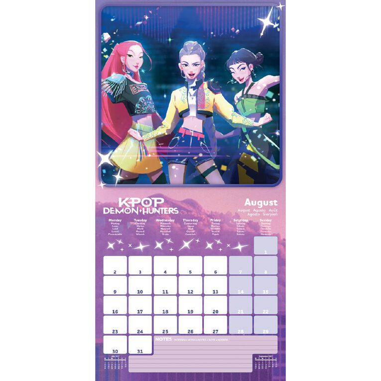 KPop Demon Hunters Calendar 2027, , hi-res