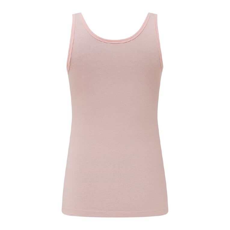H&H Women's Stretch Longline Tank, Pink Light, hi-res