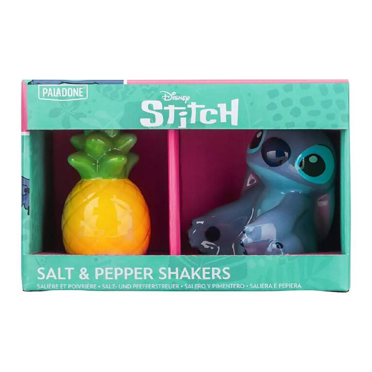 Paladone Stitch & Pineapple Salt and Pepper Shakers, , hi-res