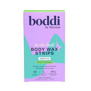 Marzena Boddi In The Buff Sensitive Beach Coconut Body Wax Strips 40s