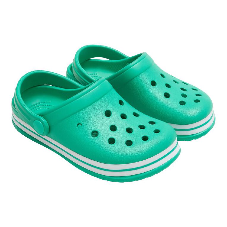 Young Original Senior Kids' Jack Frog Clog Shoes, Green, hi-res