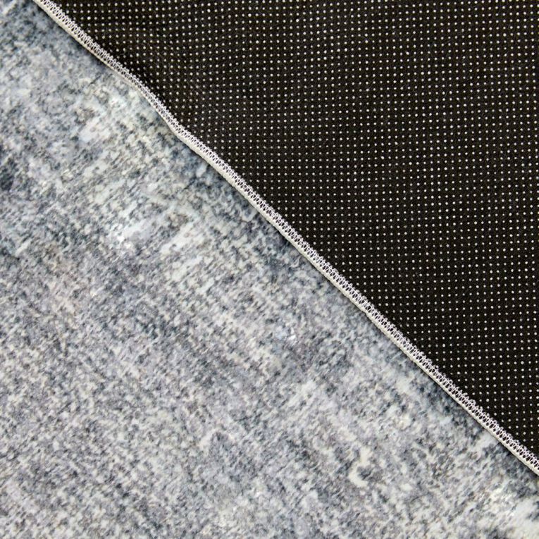 Living & Co Rug Poly Print Grey Light 160cm x 230cm, , hi-res