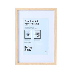 Living & Co Premium Poster Frame Natural A3/A4