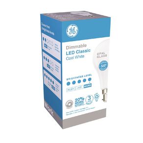General Electric B22 LED Dimmable Classic 10.5W Cool White Light Bulb