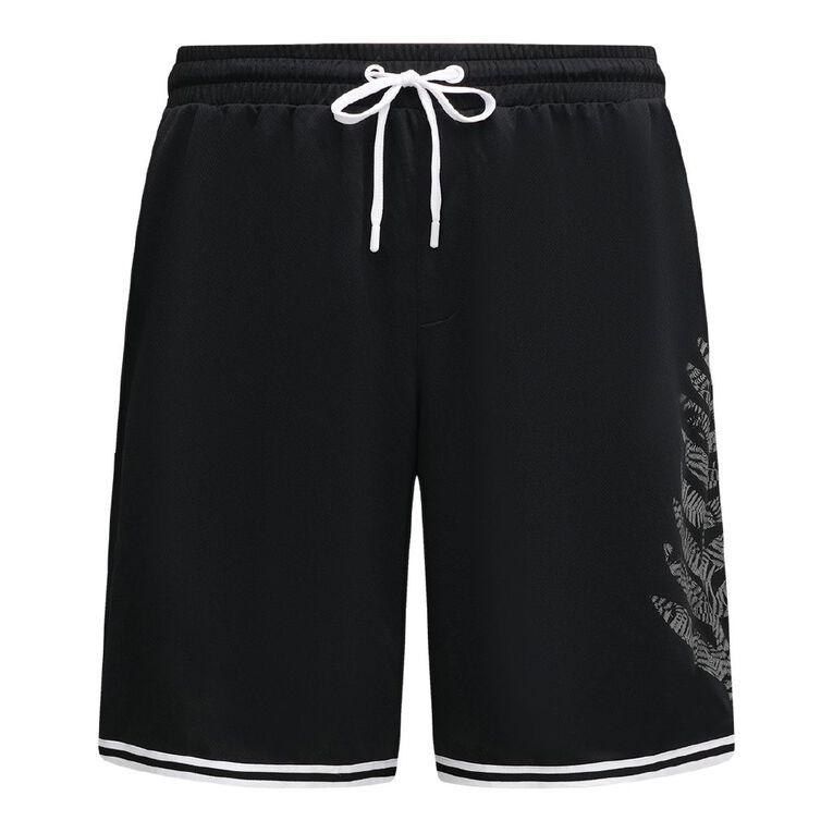 Active Intent Men's Supporter Basketball Shorts, Black FERN, hi-res