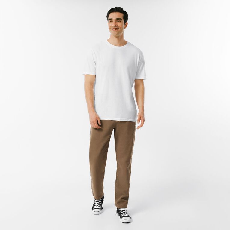 H&H Men's Relaxed Carpenter Pants, Brown Mid, hi-res