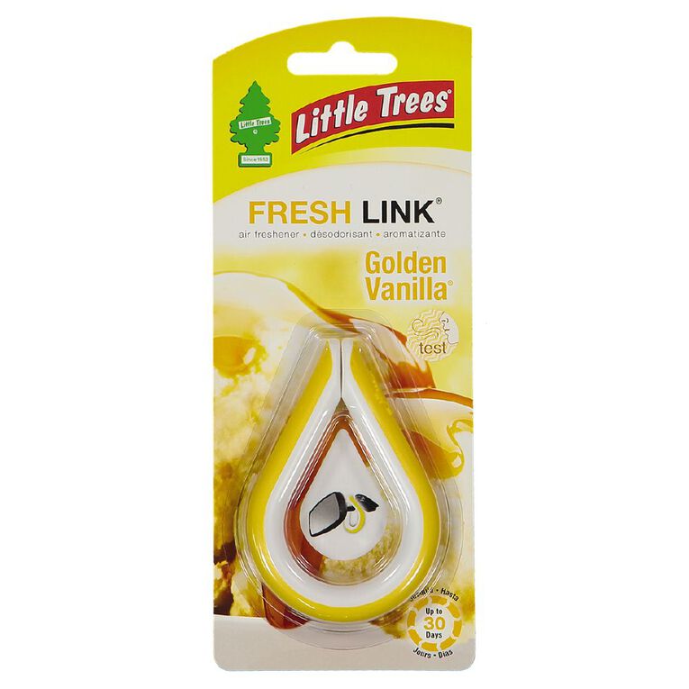 Little Trees Fresh Link Auto Air Freshener Golden Vanilla The Warehouse