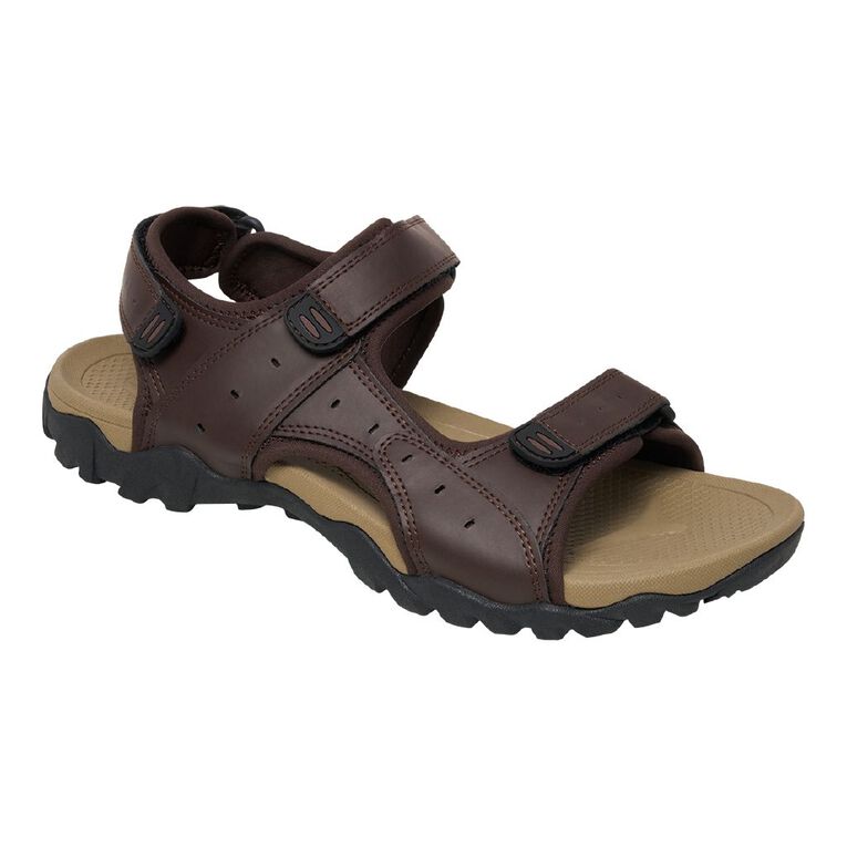 H&H Men's Roger Sandals, Brown, hi-res