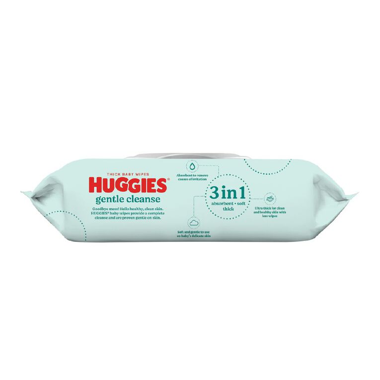 Huggies Baby Wipes Fragrance Free 80 Pack, , hi-res