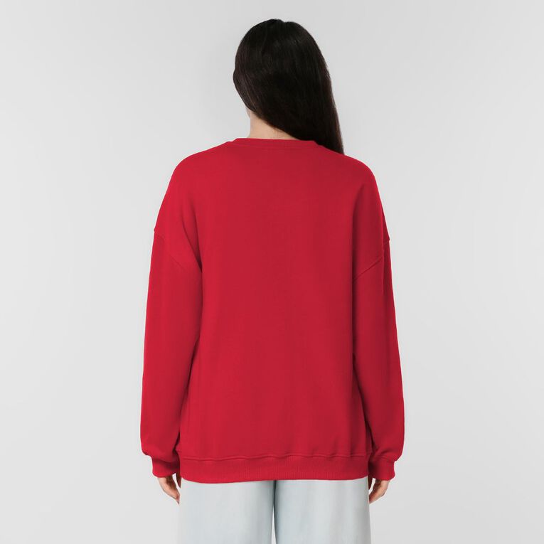 Disney Women's High School Musical Wild Cats Sweat, Red, hi-res