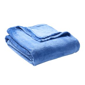 Living & Co Kids Plush Blanket Blue Single