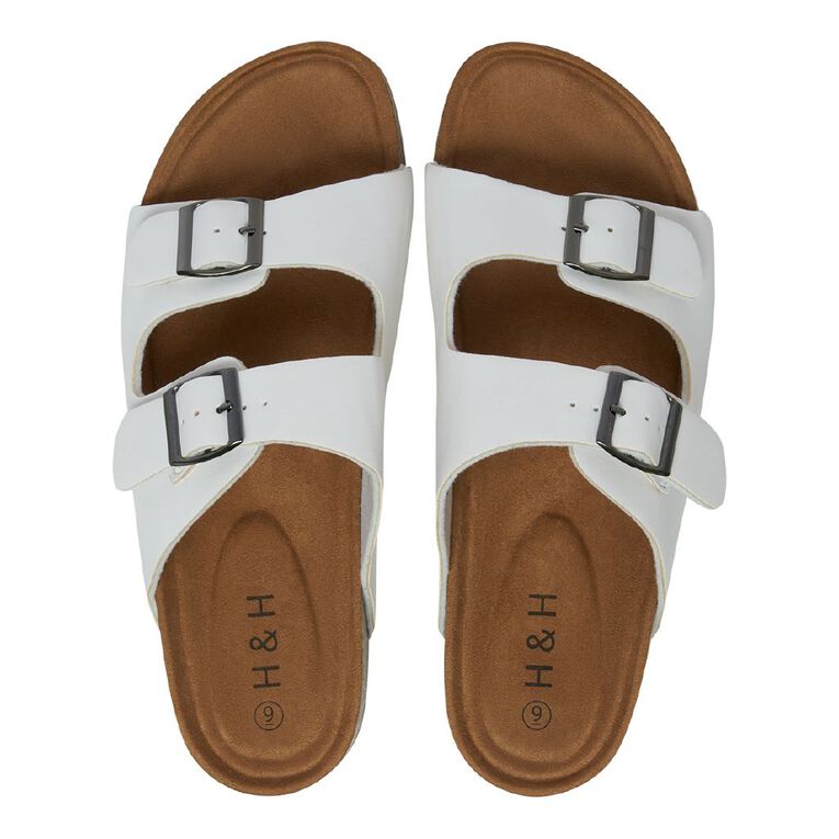 H&H Women's Rachel Sandals, White, hi-res