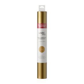 Uniti Craft Glossy Permanent Vinyl Gold 30.5cm x 50cm