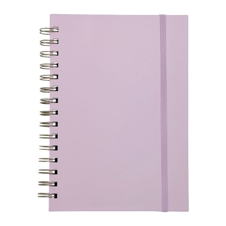 Uniti Floral Spiral Notebook A5 Pink A5, , hi-res