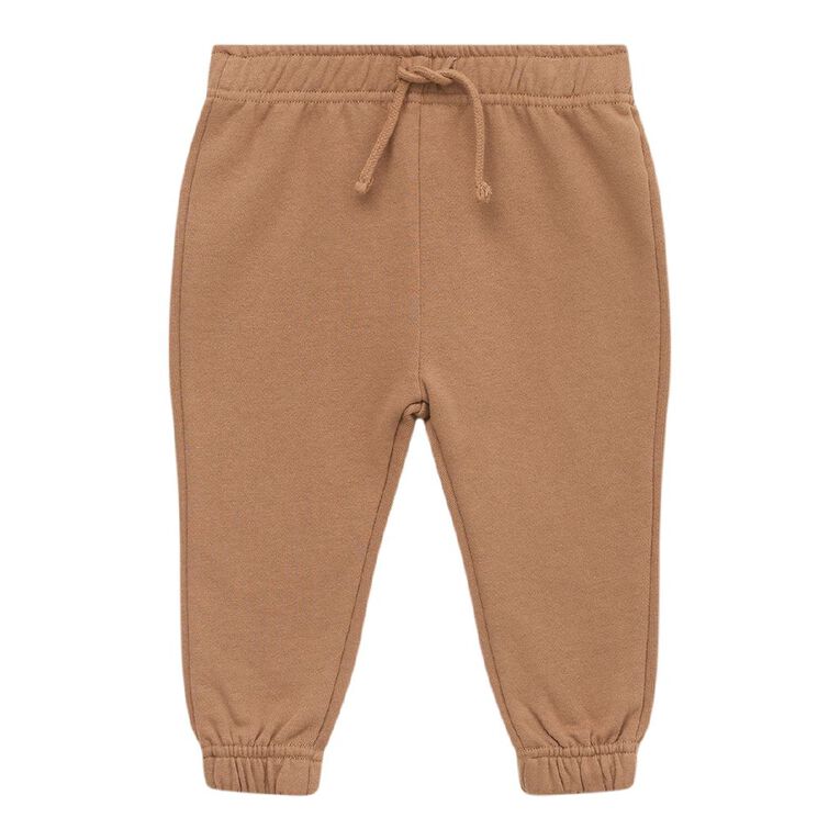 Young Original Babys' Plain Trackpants, Brown Light, hi-res