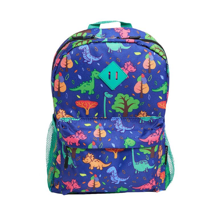 Travelers Club 5 Piece Luggage Set Dinosaur Blue, , hi-res