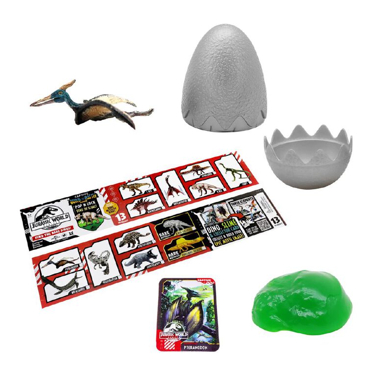 Jurassic World Rebirth Captivz Slime Egg 1 Piece, , hi-res