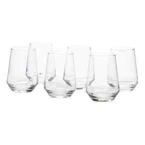 Living & Co Milano Tumbler Clear 6 Pack