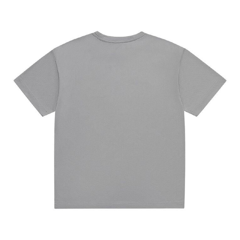 Active Intent Youth Supporter Mesh Tee, Grey Mid, hi-res