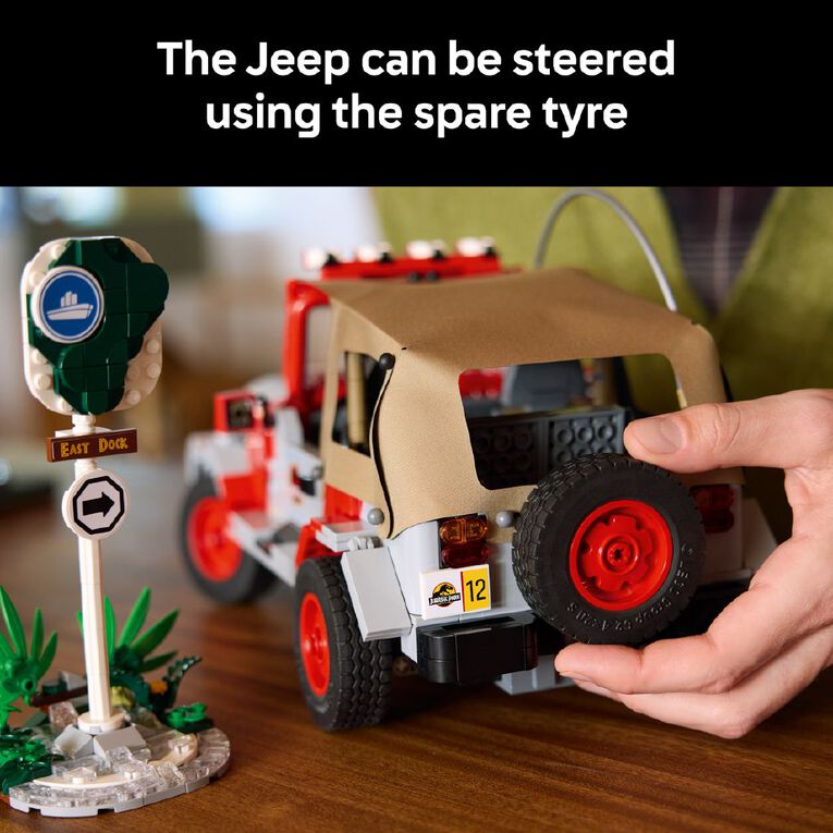 LEGO Jurassic World Jurassic Park Jeep Wrangler 77984, , hi-res