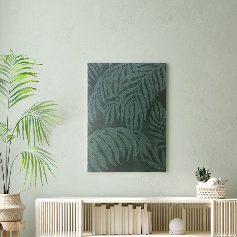 Happy Frames Wall Art Canvas Heritage Leaves 97x70cm, , hi-res