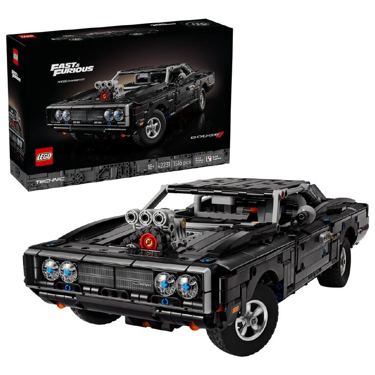 LEGO Technic Fast and Furious Dodge Charger R/T Car 42231, , hi-res