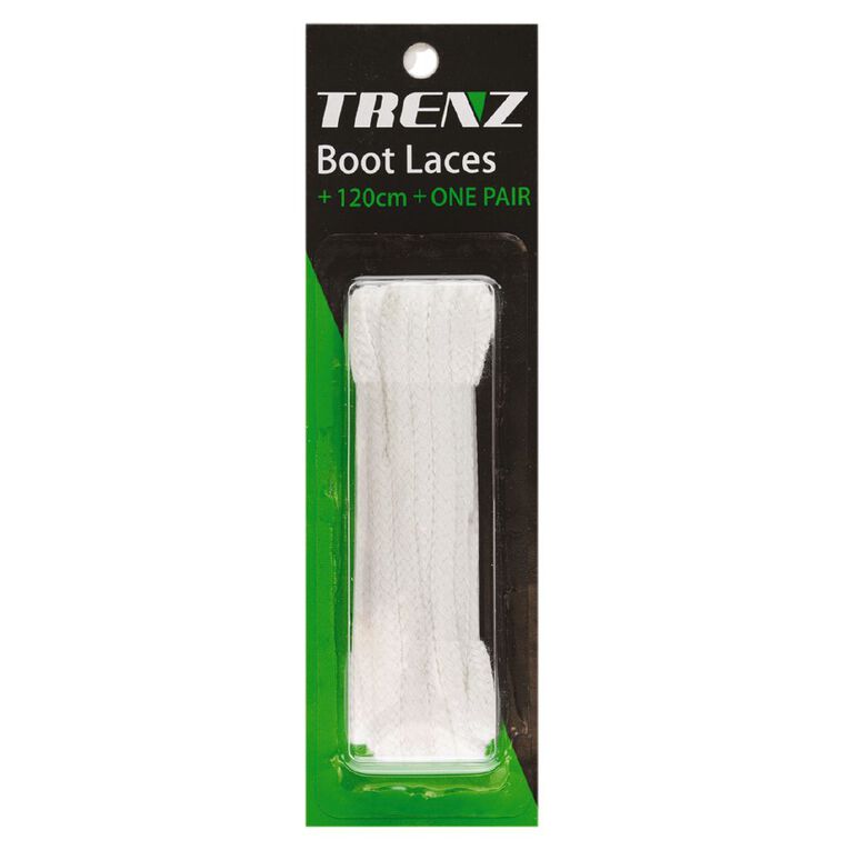 Trenz Boots Laces, White, hi-res